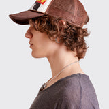 Brown Side Eye Trucker Hat