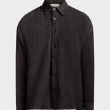 Black Crinkled Shirt