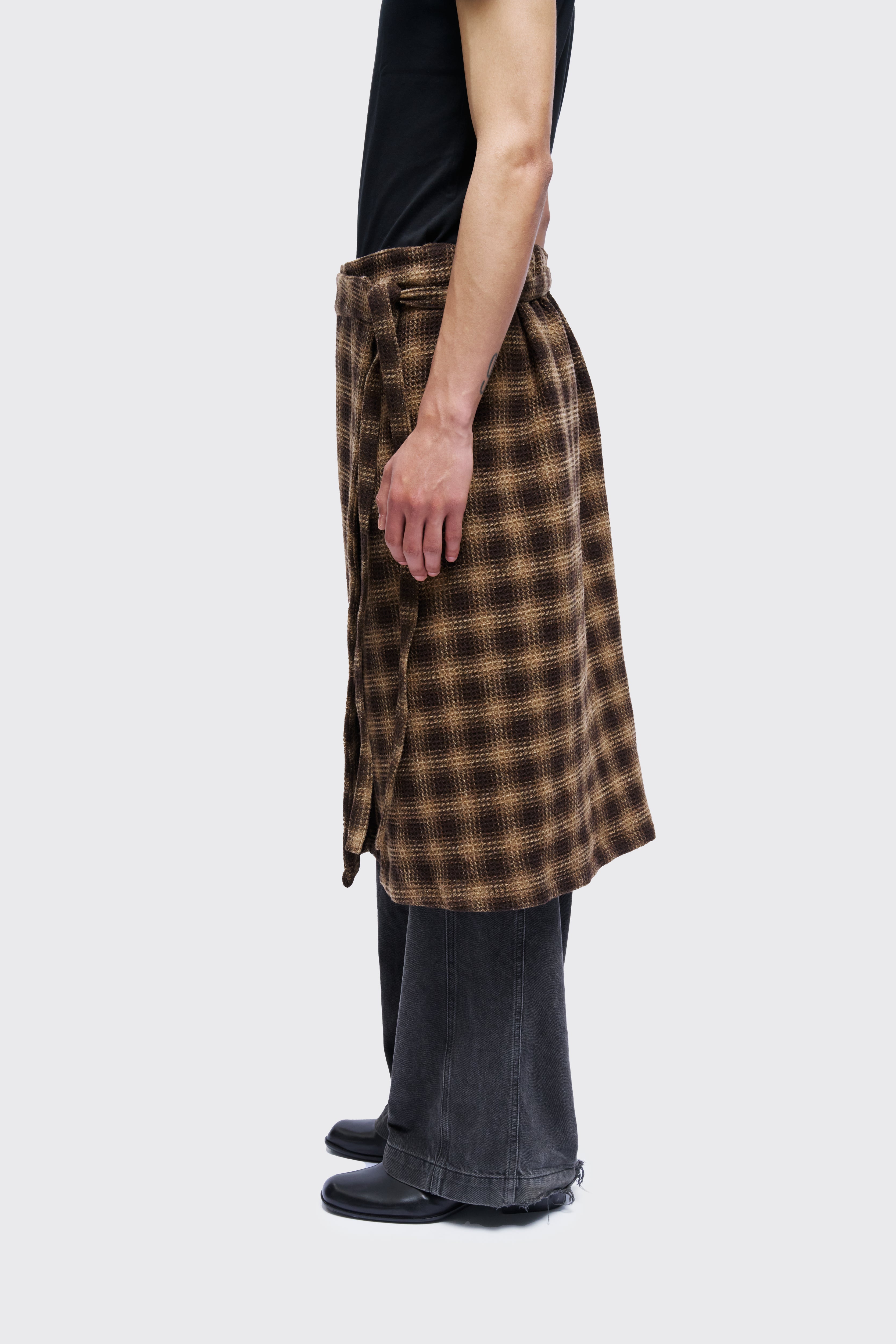Brown Wrap-Around Saram