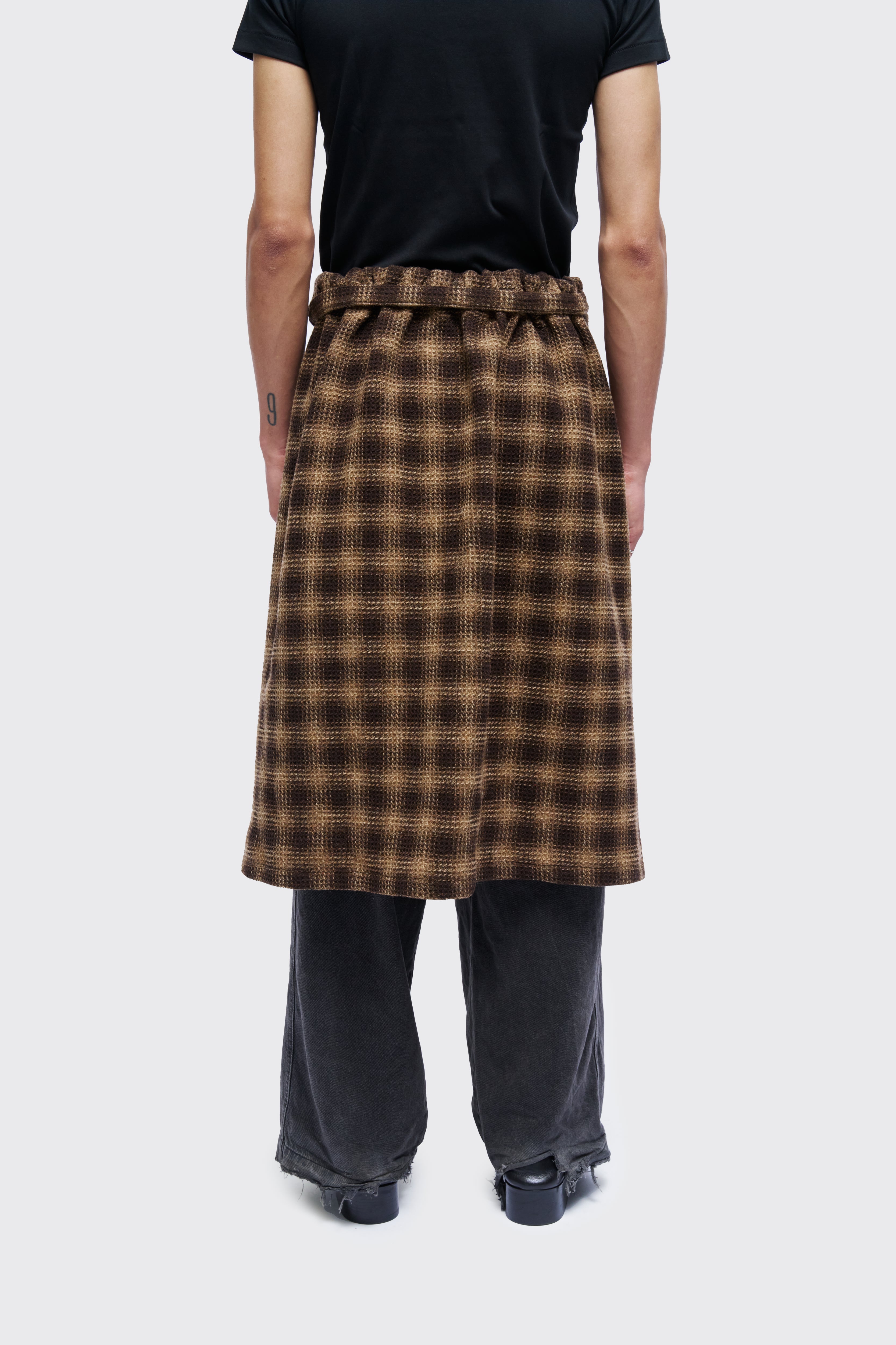 Brown Wrap-Around Saram