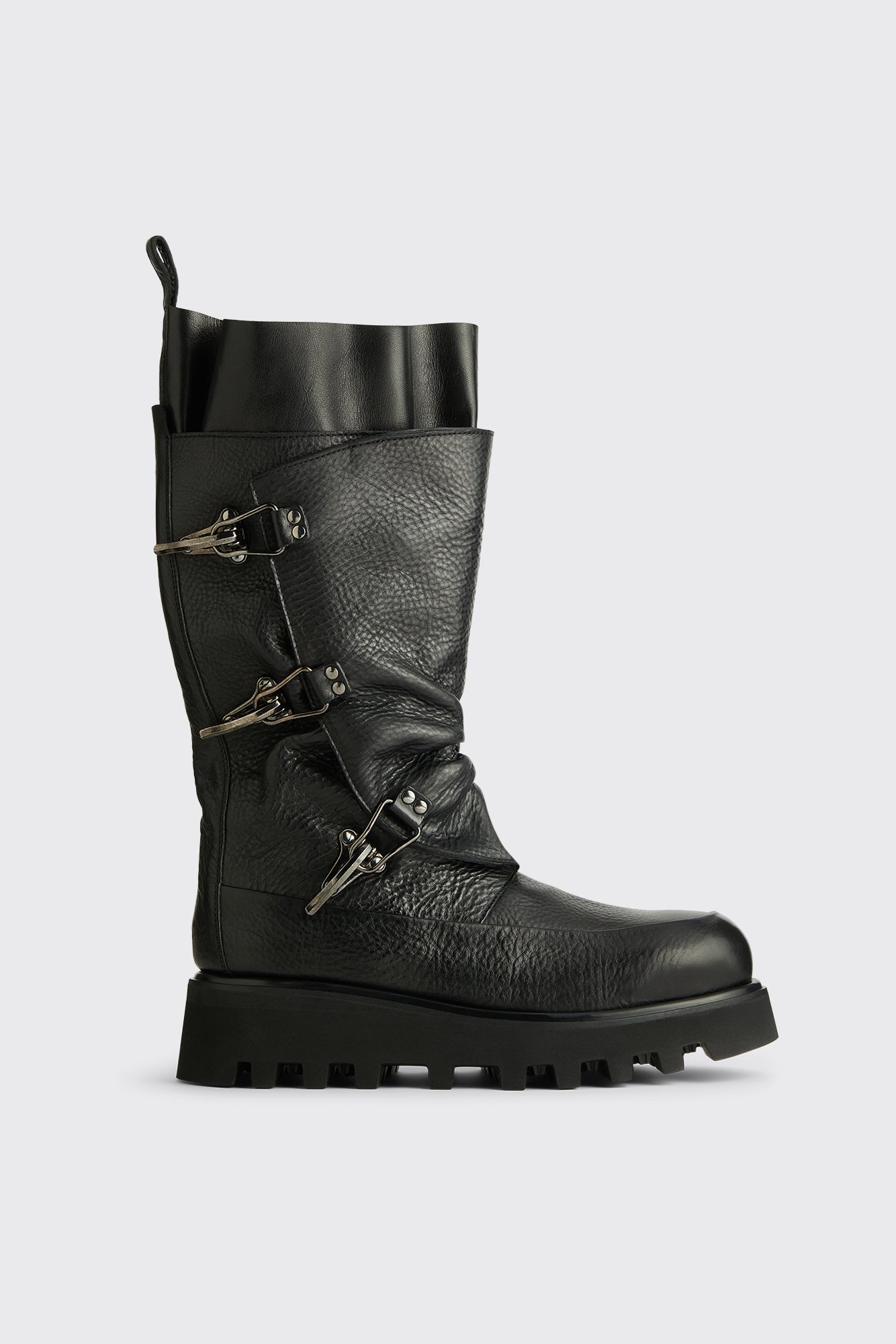 Red Leather Riot Black Leather Riot Boot – SANGIEV
