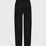 Black Seersucker Trousers