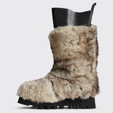 Shearling Fur Riot Boot