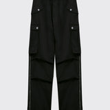 Black Parachute Cargo Pants