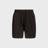 Black Crinkled Shorts