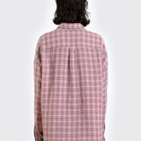 Red Tiled Long Sleeve Shirt