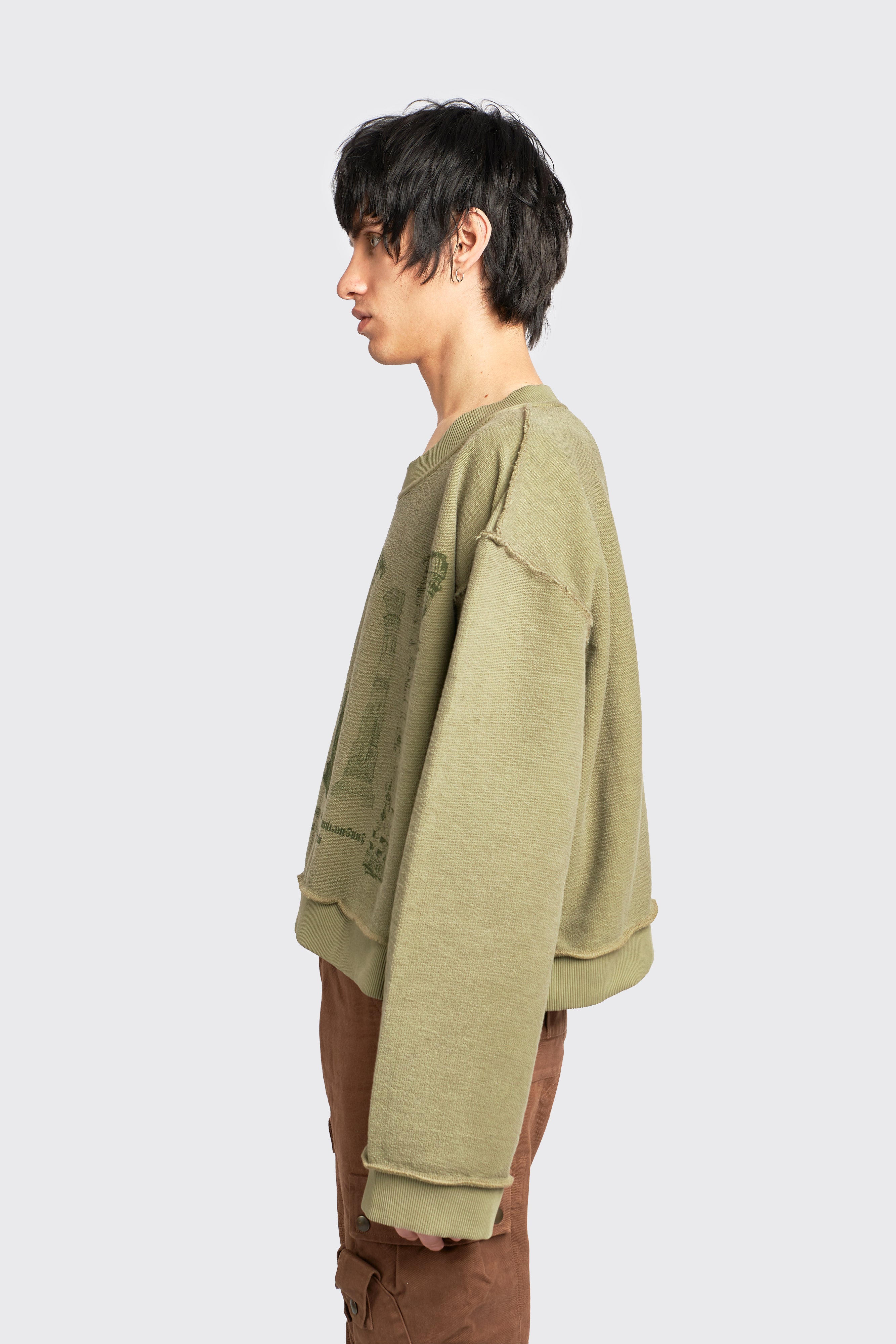 Sangiev cropped sweatshirt clearance